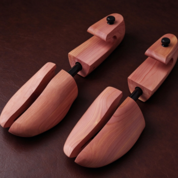 Natural Wood Adjustable Shoe Tree | Maintains Shape | Prevents Creasing & Deformation