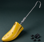 Yellow Adjustable Shoe Tree | Metal Hook | Multi-Size Stretching & Shaping