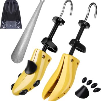 Adjustable Yellow Shoe Stretcher Set – Multifunctional Shoe Expander with Accessories
