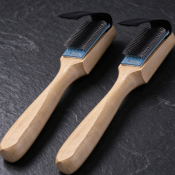Wooden-Handled Wire Cleaning Brush | Dual-Ended Stiff Bristles | Deep Cleaning for Shoe Crevices & Soles