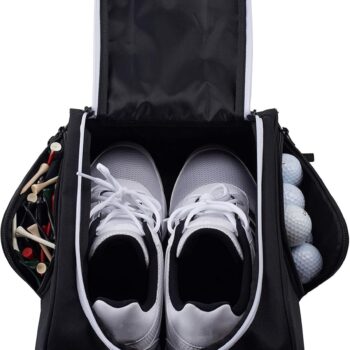 Golf Shoe Bag – Large-Capacity Handheld Carrier with Multiple Side Pockets
